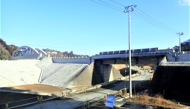 河川・道路交差部